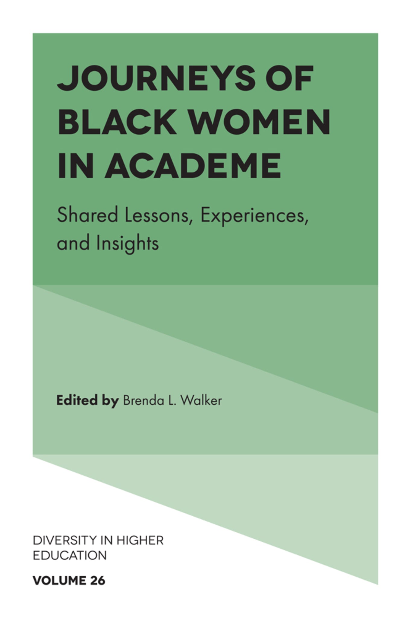 Cover image for Journeys of Black Women in Academe ISBN 9781835492697