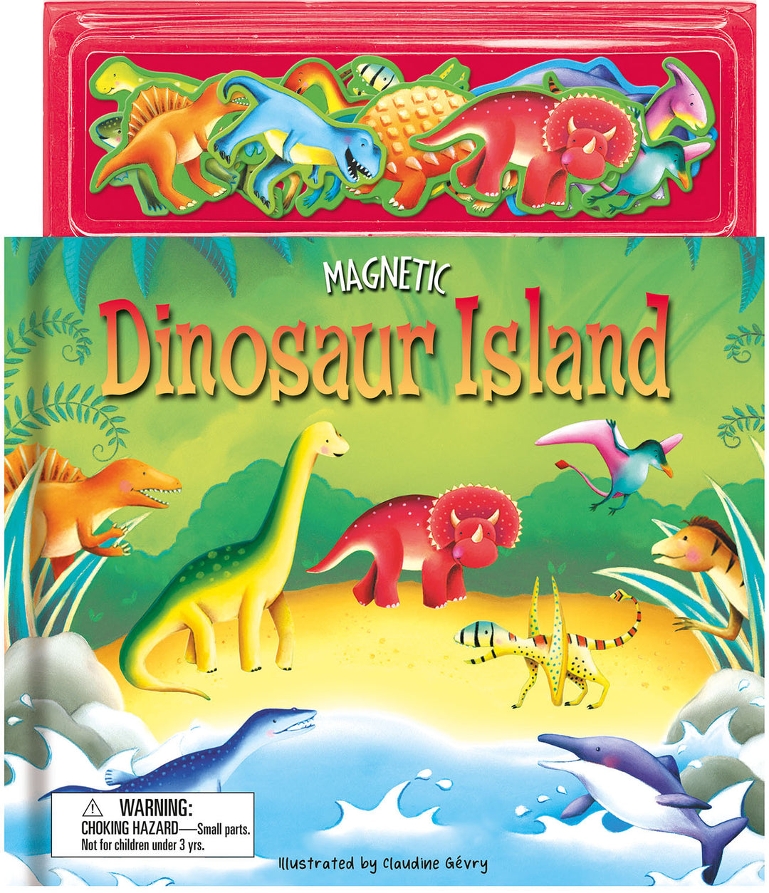 Cover image for Magnetic Dinosaur Island ISBN 9781835550236