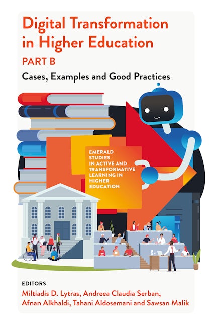 Book cover image for Digital Transformation in Higher Education, Part B ISBN: 9781836084259