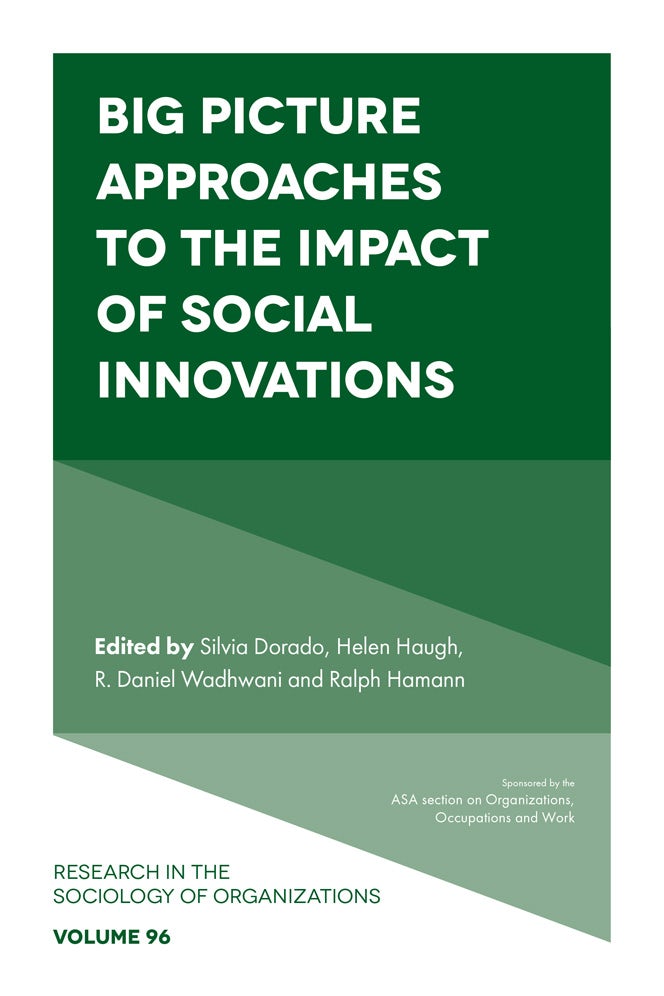 Book cover image for Big Picture Approaches to the Impact of Social Innovations ISBN: 9781836085294