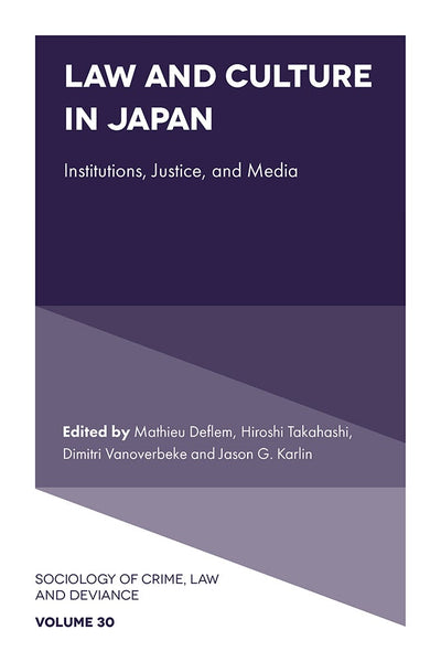 Cover image for Law and Culture in Japan, isbn: 9781836088691