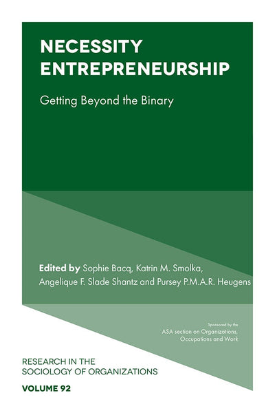 Cover image for Necessity Entrepreneurship, isbn: 9781836089018