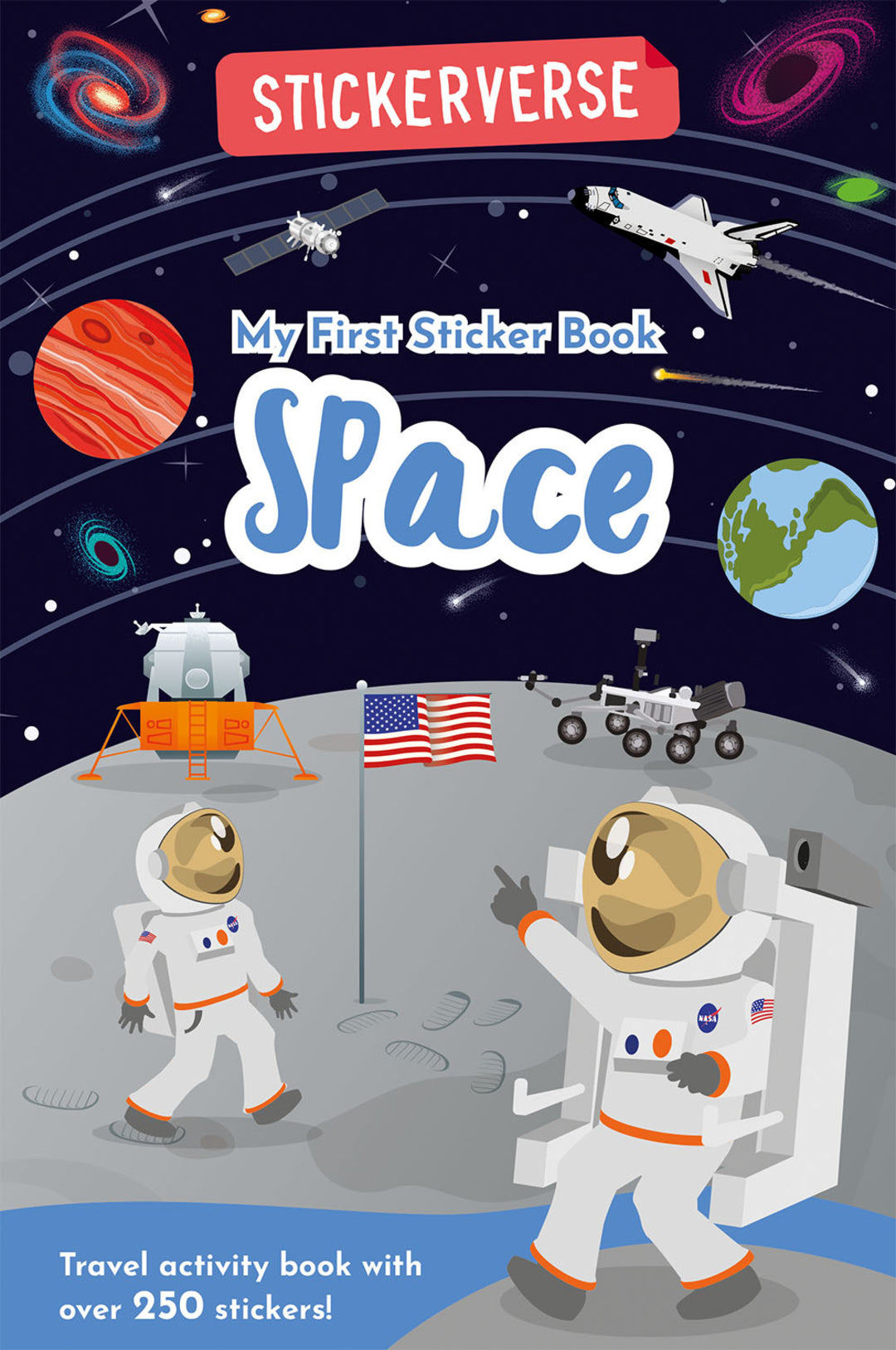 Cover image for Stickerverse: My First Sticker Book Space ISBN 9781836161646