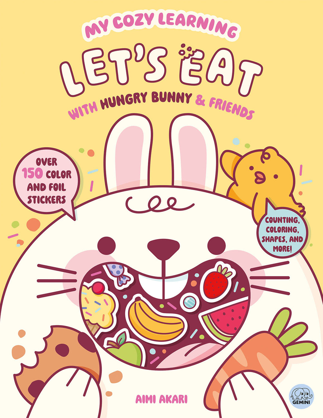 Cover image for My Cozy Learning: Let's Eat - with Hungry Bunny & Friends ISBN 9781836162148