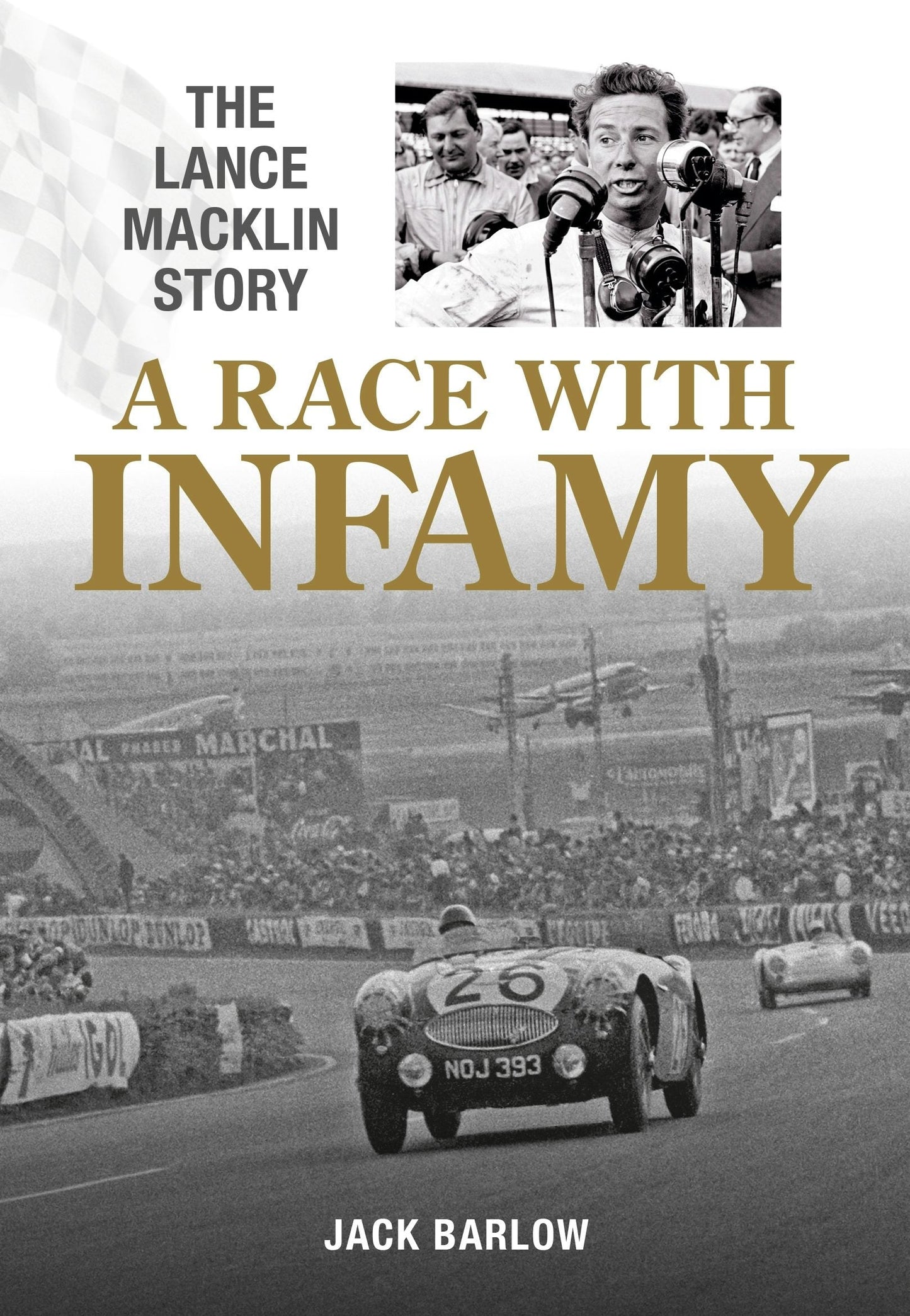 Book cover image for A Race with Infamy ISBN: 9781836440574
