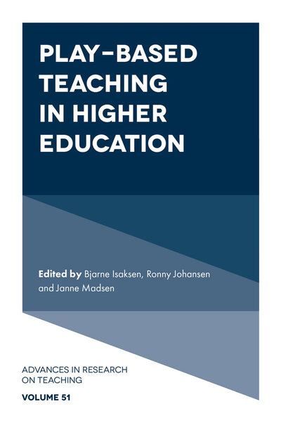 Cover image for Play-based Teaching in Higher Education, isbn: 9781836622239
