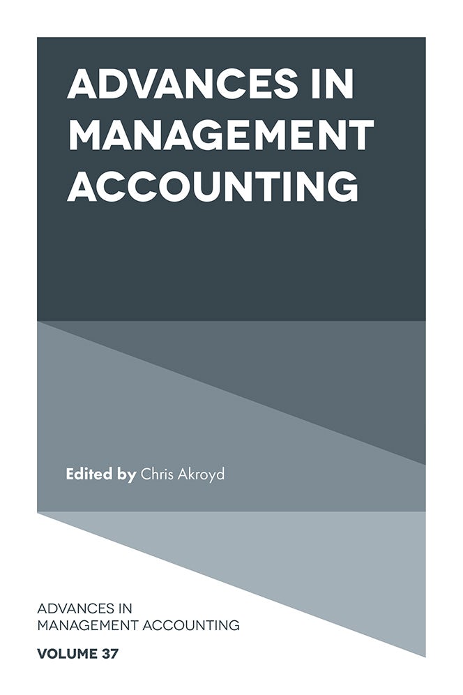 Book cover image for Advances in Management Accounting ISBN: 9781836624912