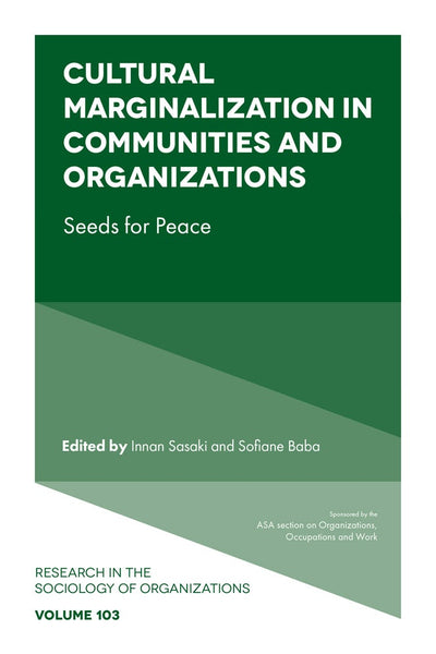 Cover image for Cultural Marginalization in Communities and Organizations, isbn: 9781836628293