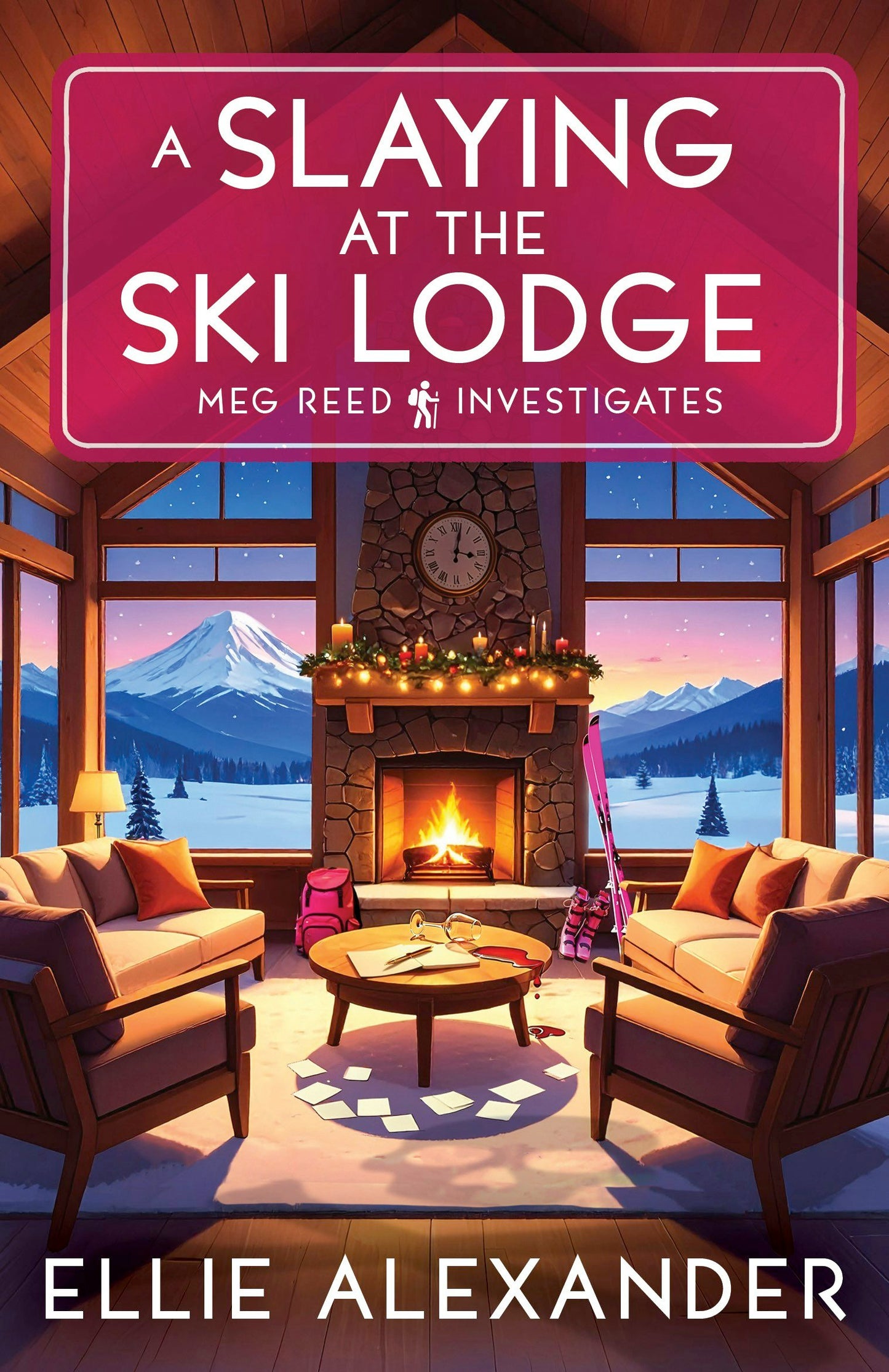 Book cover image for A Slaying at the Ski Lodge ISBN: 9781837001491