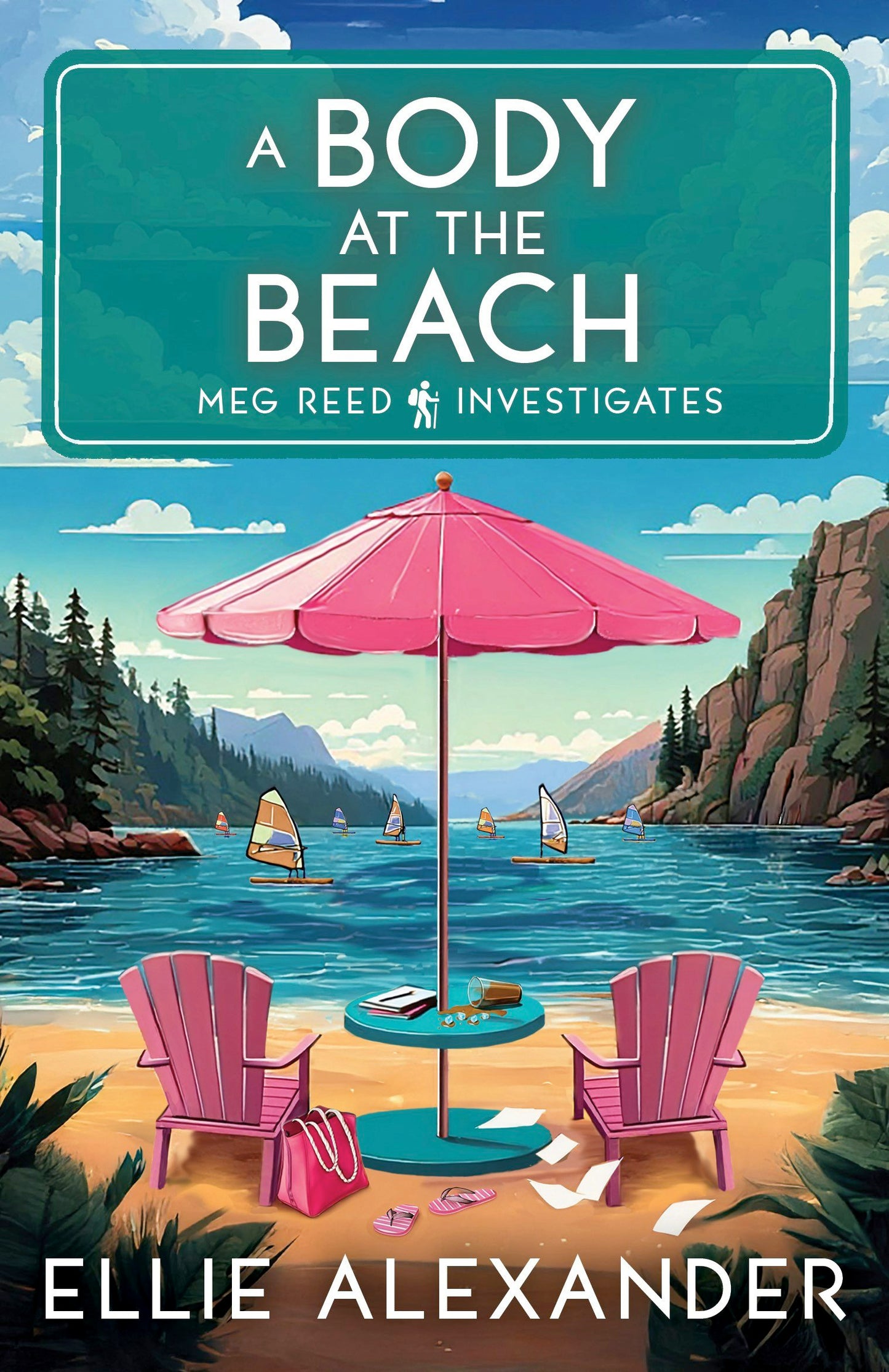Book cover image for A Body at the Beach ISBN: 9781837001521