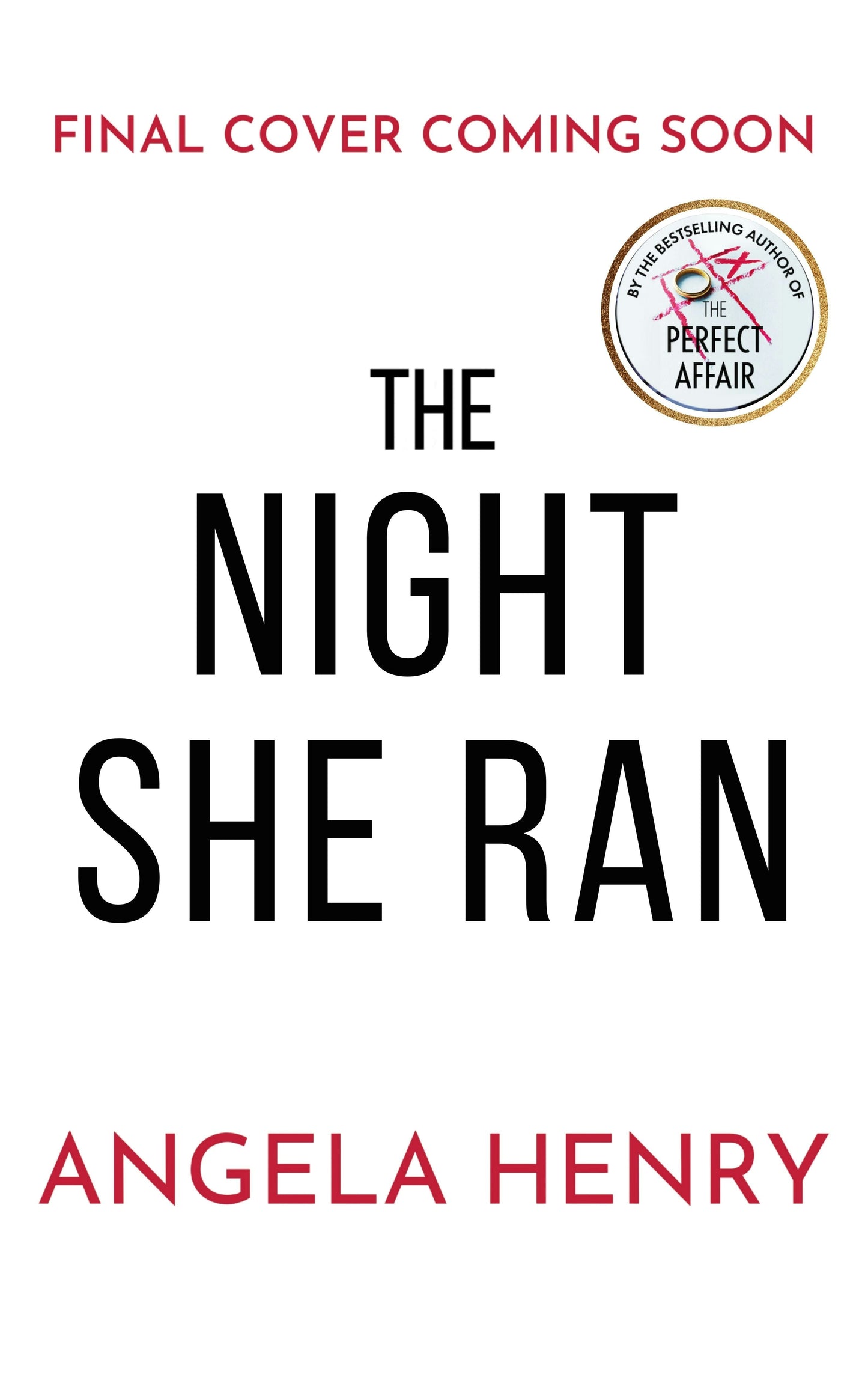 Book cover image for The Night She Ran ISBN: 9781837006250