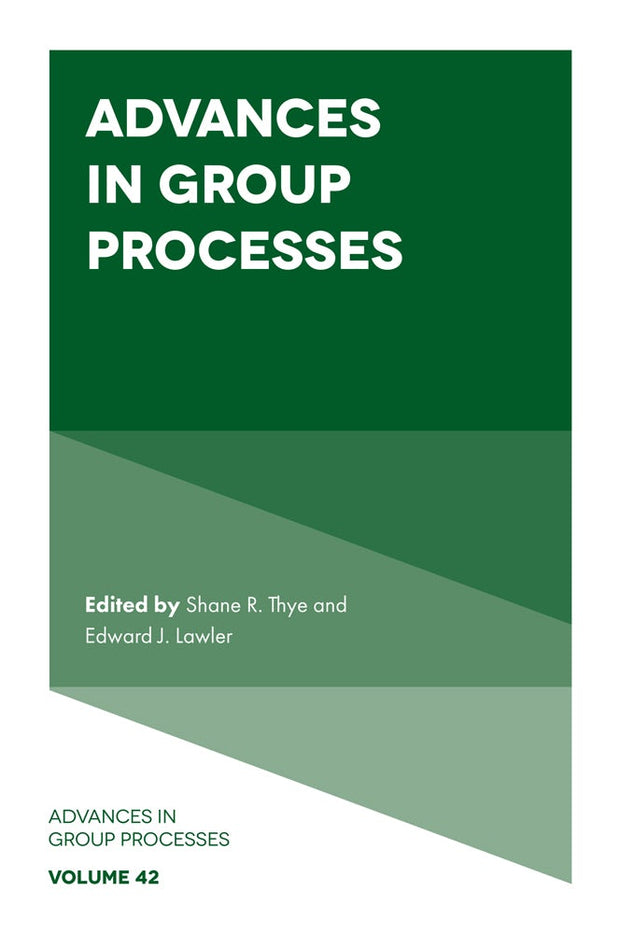 Cover image for Advances in Group Processes, isbn: 9781837089178