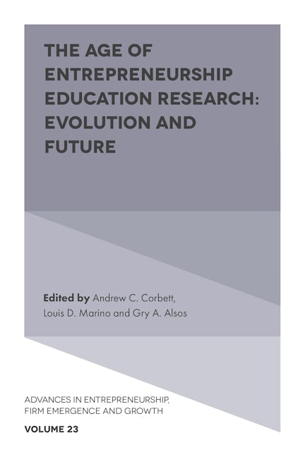 Book cover image for The Age of Entrepreneurship Education Research ISBN: 9781837530571