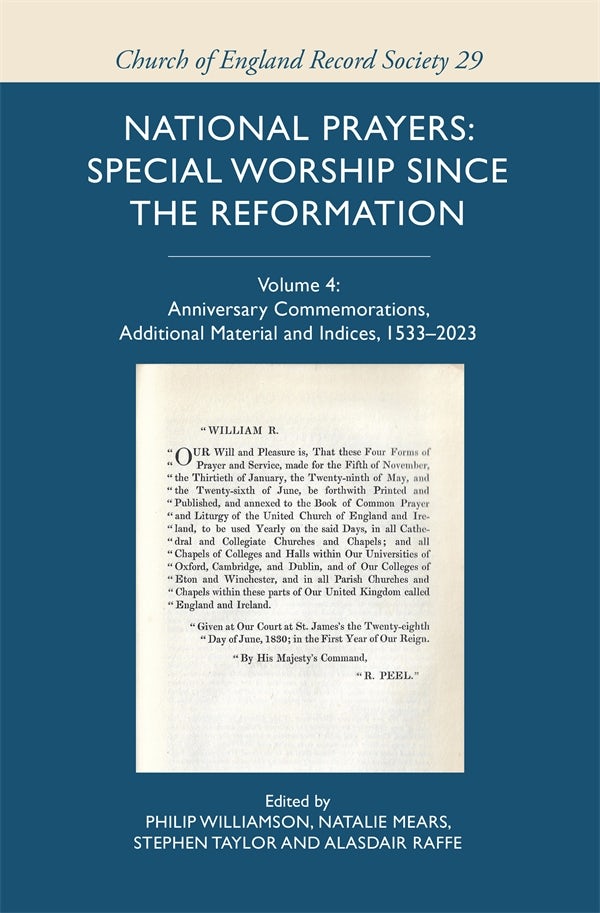Book cover image for National Prayers: Special Worship since the Reformation ISBN: 9781837652792