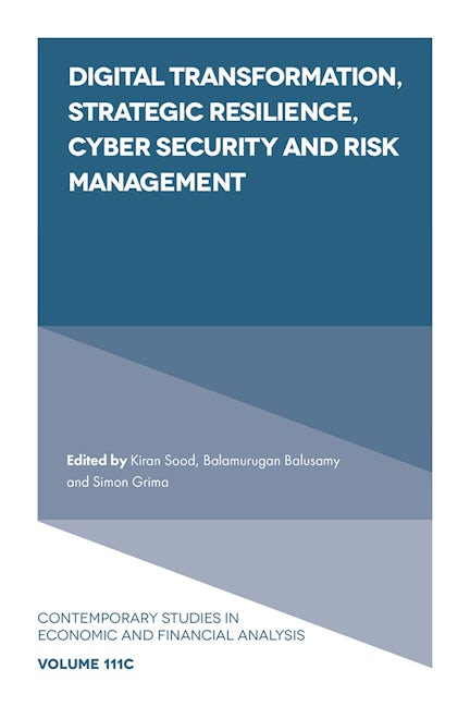 Book cover image for Digital Transformation, Strategic Resilience, Cyber Security and Risk Management ISBN: 9781837970094