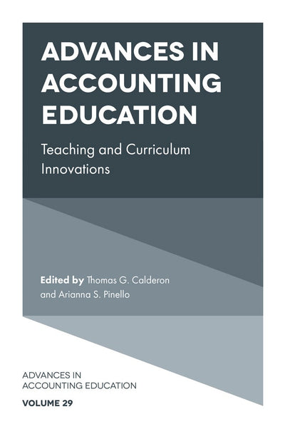 Cover image for Advances in Accounting Education, isbn: 9781837971916