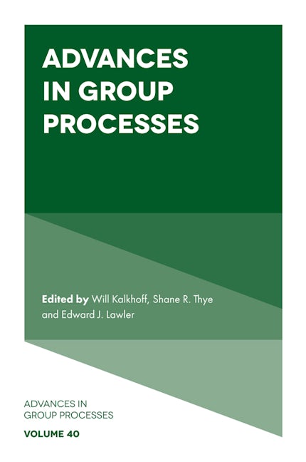 Book cover image for Advances in Group Processes ISBN: 9781837974771