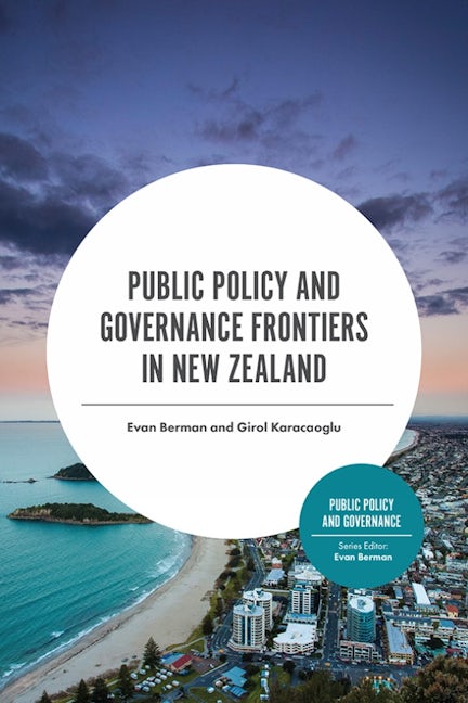 Book cover image for Public Policy and Governance Frontiers in New Zealand ISBN: 9781838674564