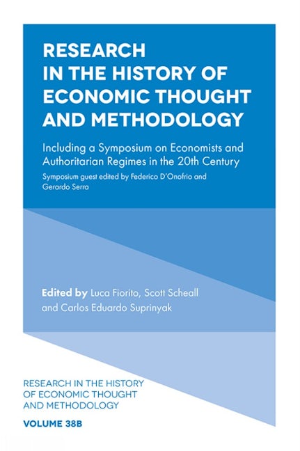 Book cover image for Research in the History of Economic Thought and Methodology ISBN: 9781838677046