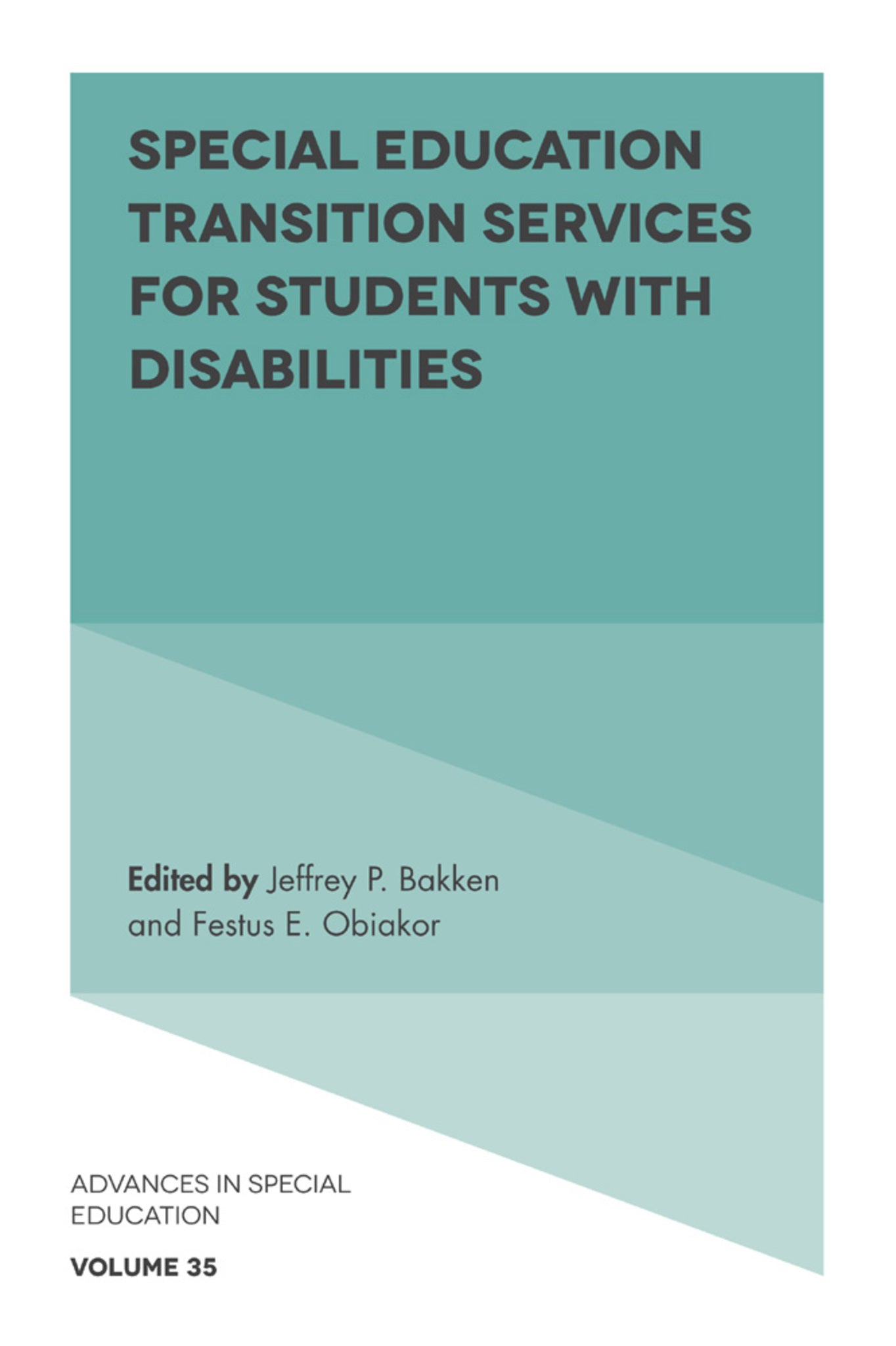 Cover image for Special Education Transition Services for Students with Disabilities ISBN 9781838679781