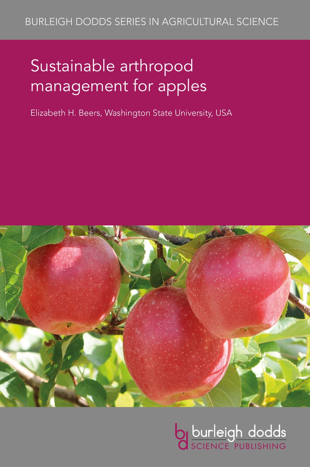 Book cover image for Sustainable arthropod management for apples ISBN: 9781838790158