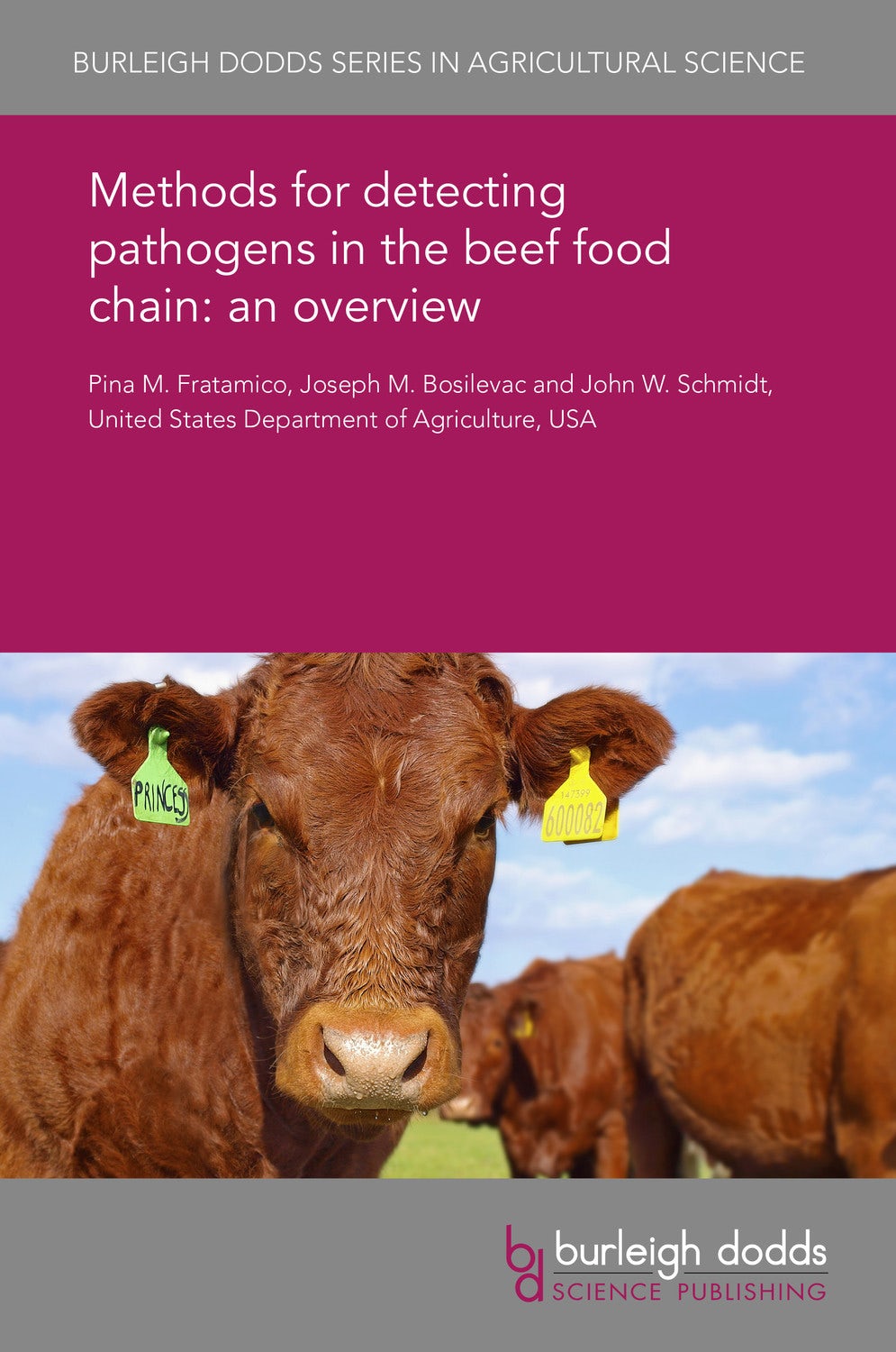 Book cover image for Methods for detecting pathogens in the beef food chain: an overview ISBN: 9781838790226