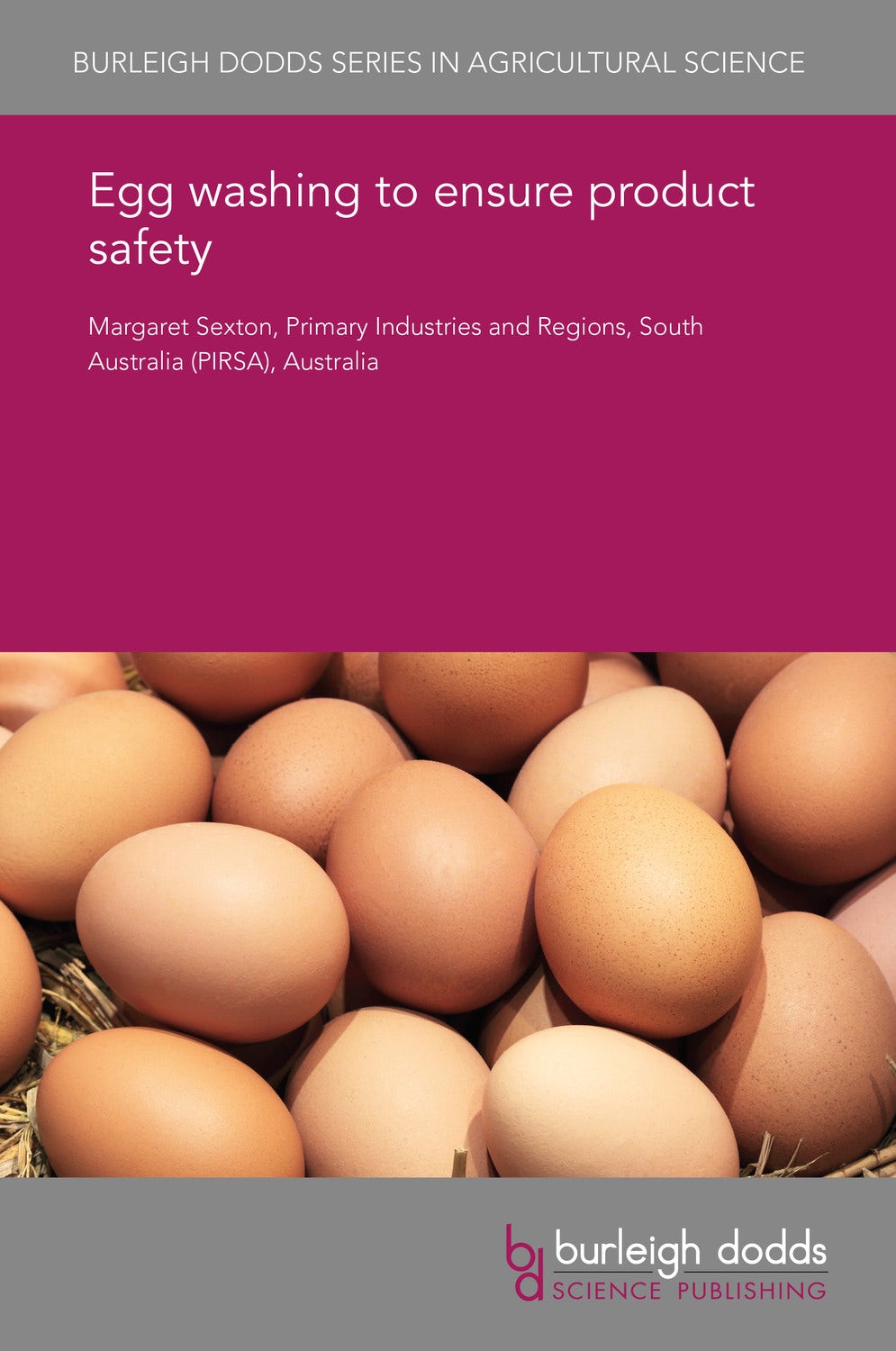 Book cover image for Egg washing to ensure product safety ISBN: 9781838790844