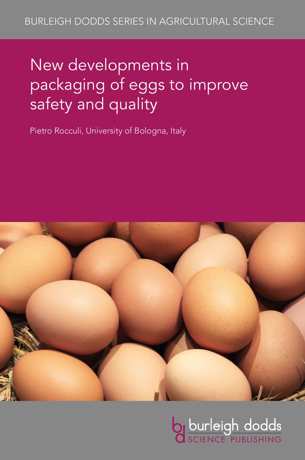 Book cover image for New developments in packaging of eggs to improve safety and quality ISBN: 9781838790851