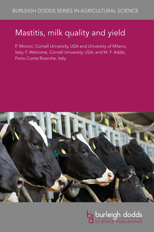 Cover image for Mastitis, milk quality and yield, isbn: 9781838791445