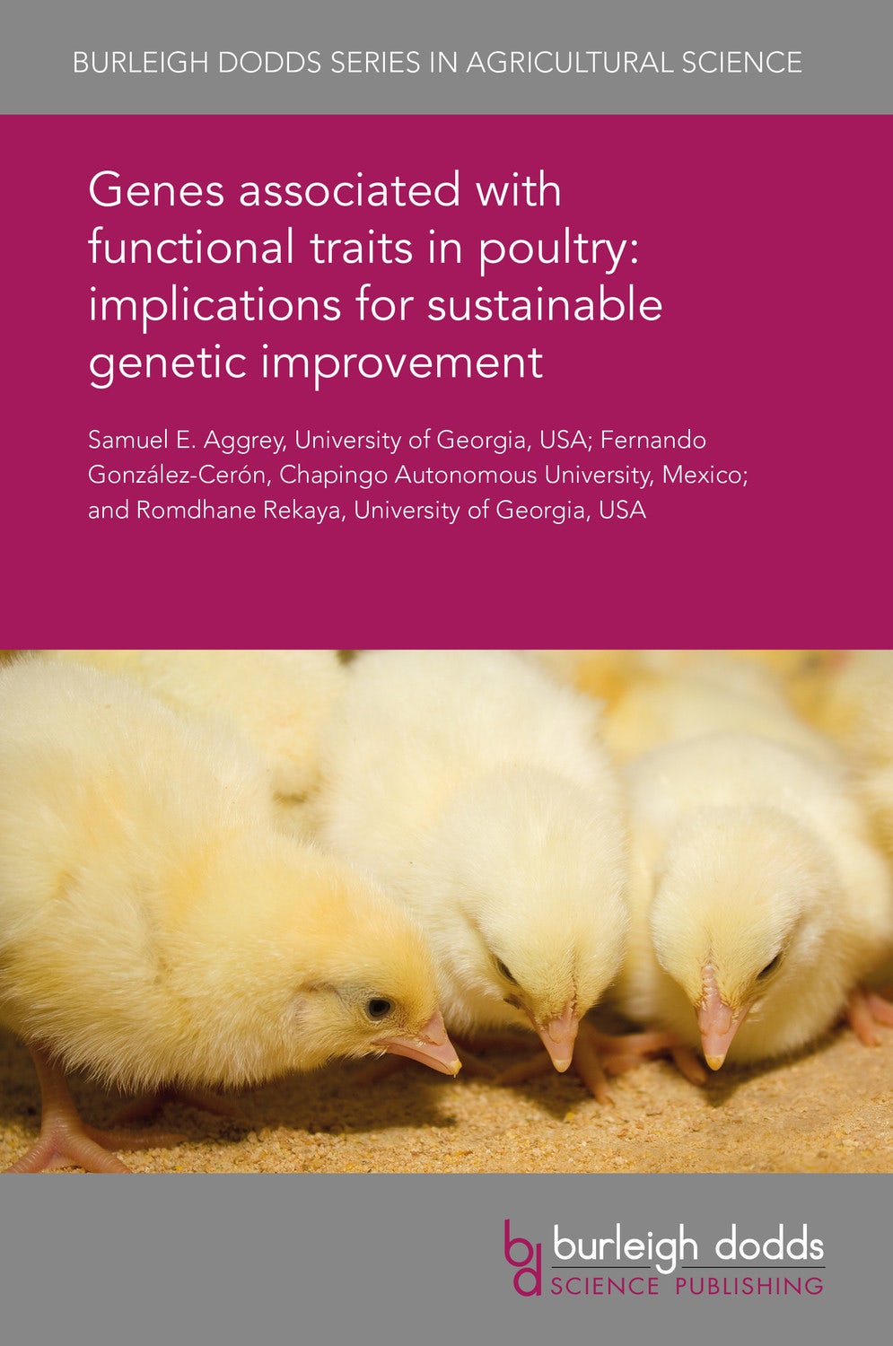 Book cover image for Genes associated with functional traits in poultry: implications for sustainable genetic improvement ISBN: 9781838792046