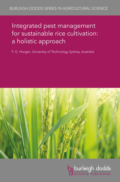 Cover image for Integrated pest management for sustainable rice cultivation: a holistic approach, isbn: 9781838792473