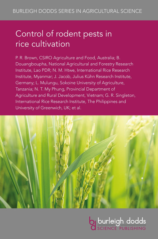 Cover image for Control of rodent pests in rice cultivation, isbn: 9781838792480
