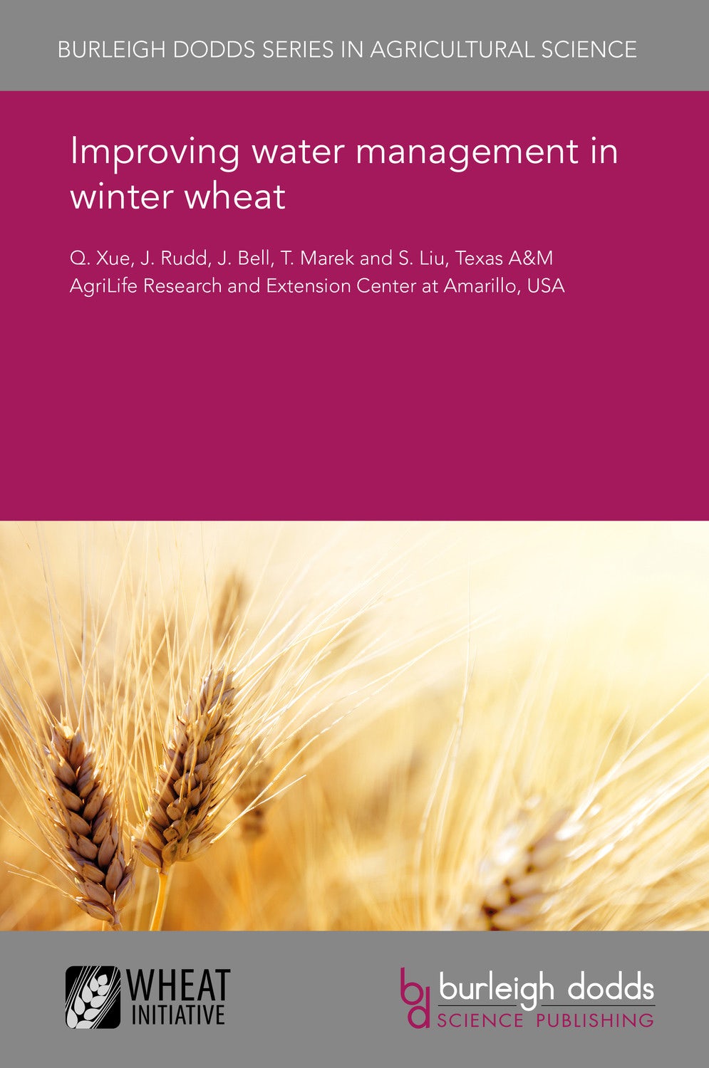 Book cover image for Improving water management in winter wheat ISBN: 9781838793067