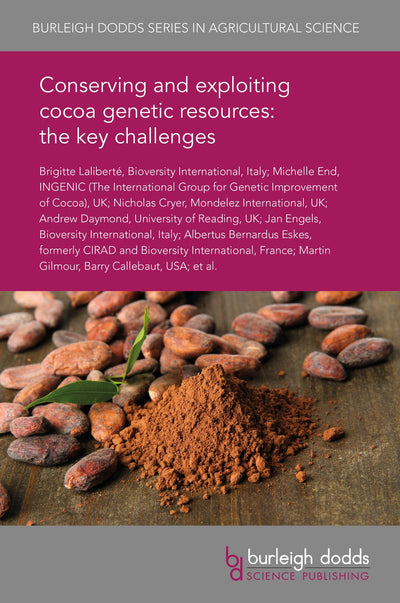 Cover image for Conserving and exploiting cocoa genetic resources: the key challenges, isbn: 9781838793500
