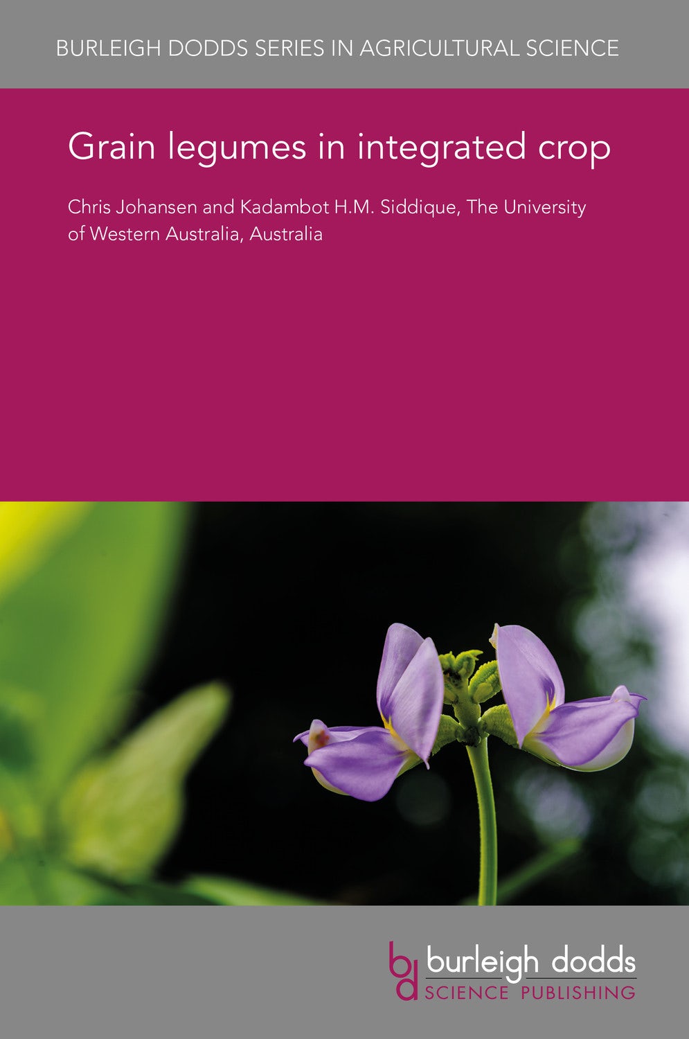 Book cover image for Grain legumes in integrated crop management systems ISBN: 9781838793975