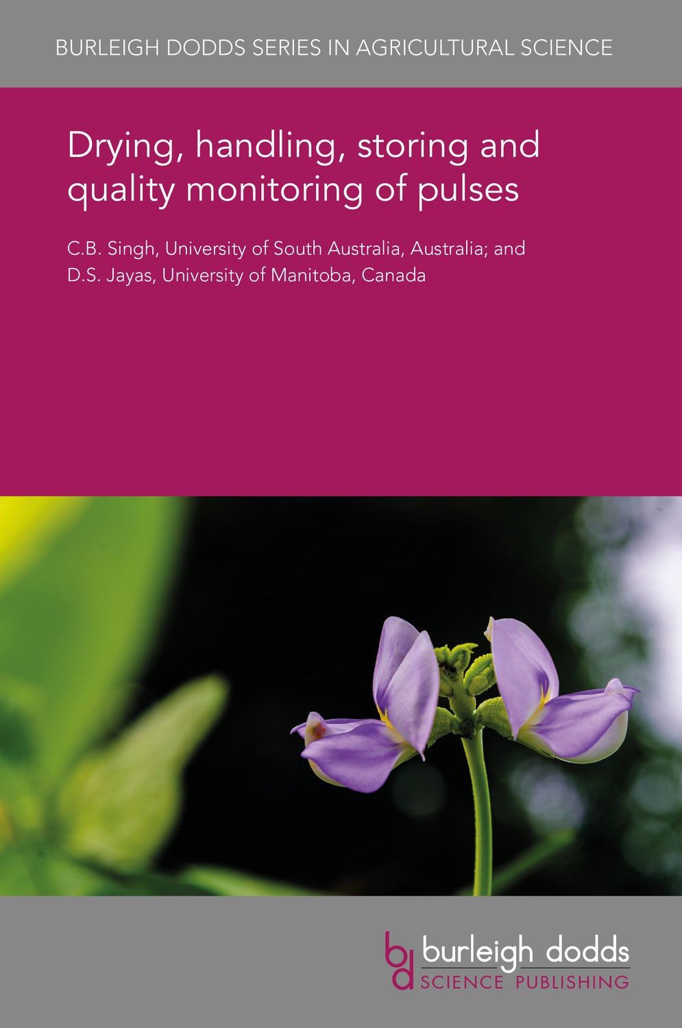 Book cover image for Drying, handling, storing and quality monitoring of pulses ISBN: 9781838794040