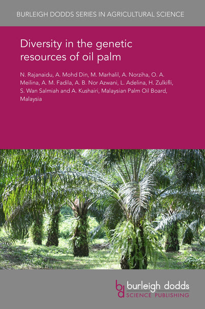 Cover image for Diversity in the genetic resources of oil palm, isbn: 9781838794644
