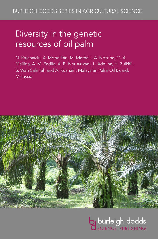 Cover image for Diversity in the genetic resources of oil palm, isbn: 9781838794644