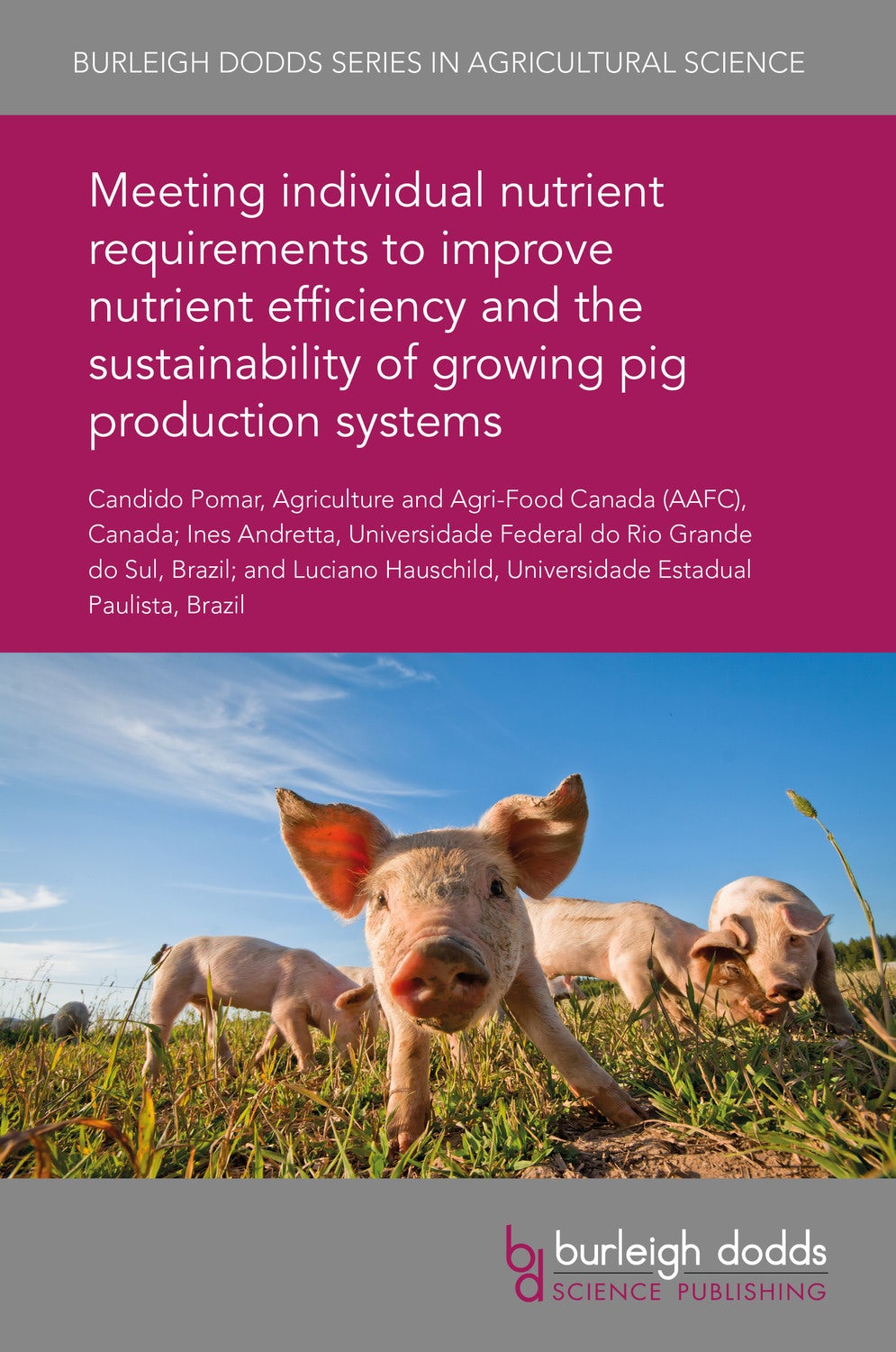 Book cover image for Meeting individual nutrient requirements to improve nutrient efficiency and the sustainability of growing pig production systems ISBN: 9781838795276