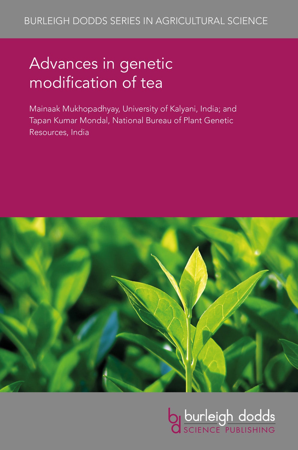 Book cover image for Advances in genetic modification of tea ISBN: 9781838796105