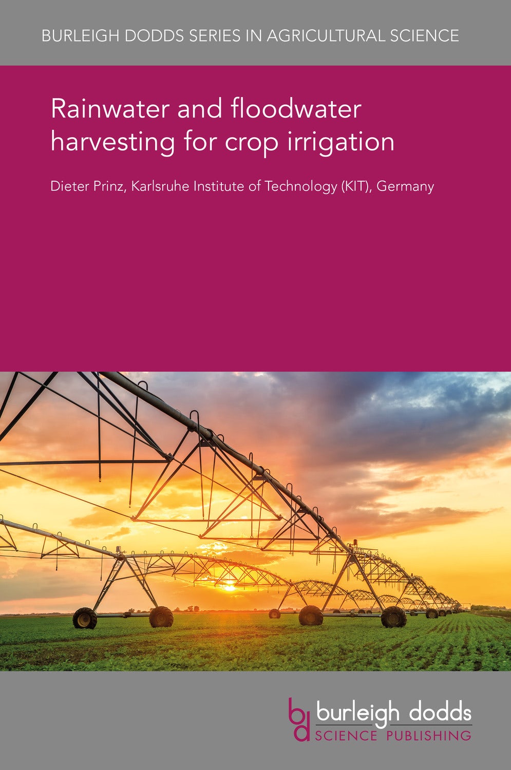 Book cover image for Rainwater and floodwater harvesting for crop irrigation ISBN: 9781838796297