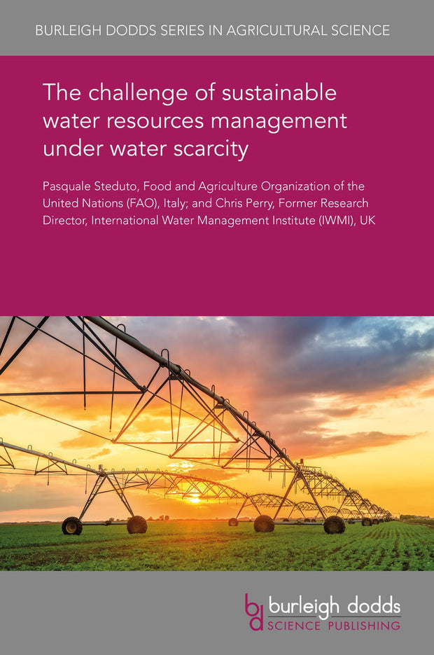 Cover image for The challenge of sustainable water resources management under water scarcity, isbn: 9781838796440