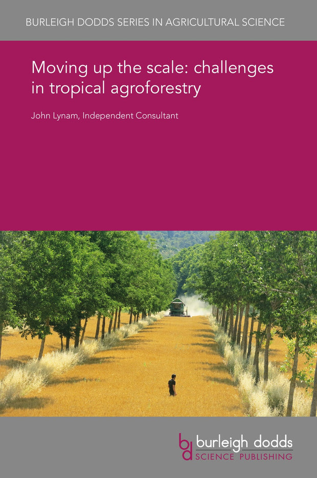 Cover image for Moving up the scale: challenges in tropical agroforestry, isbn: 9781838797904
