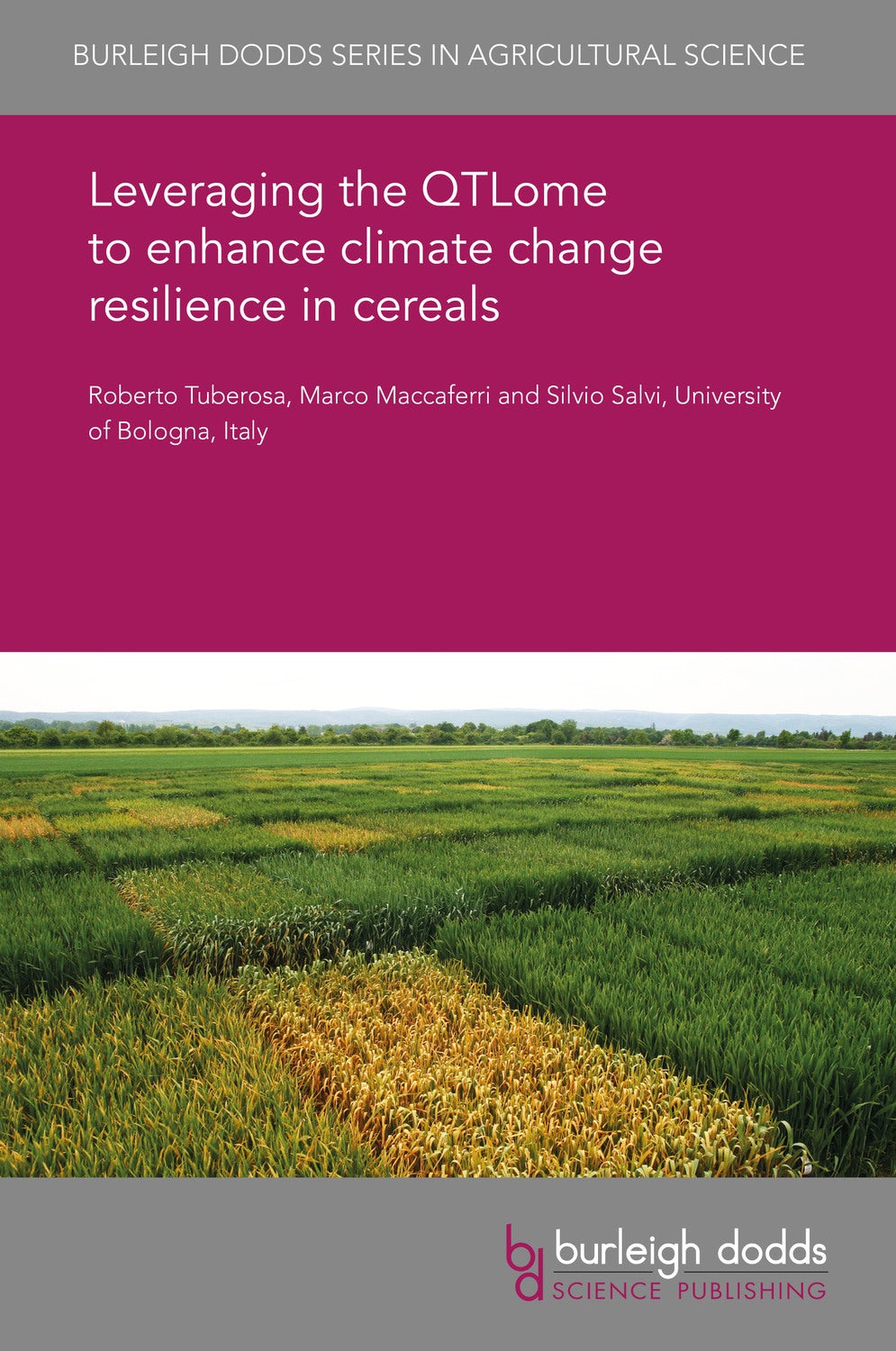 Book cover image for Leveraging the QTLome to enhance climate change resilience in cereals ISBN: 9781838798338
