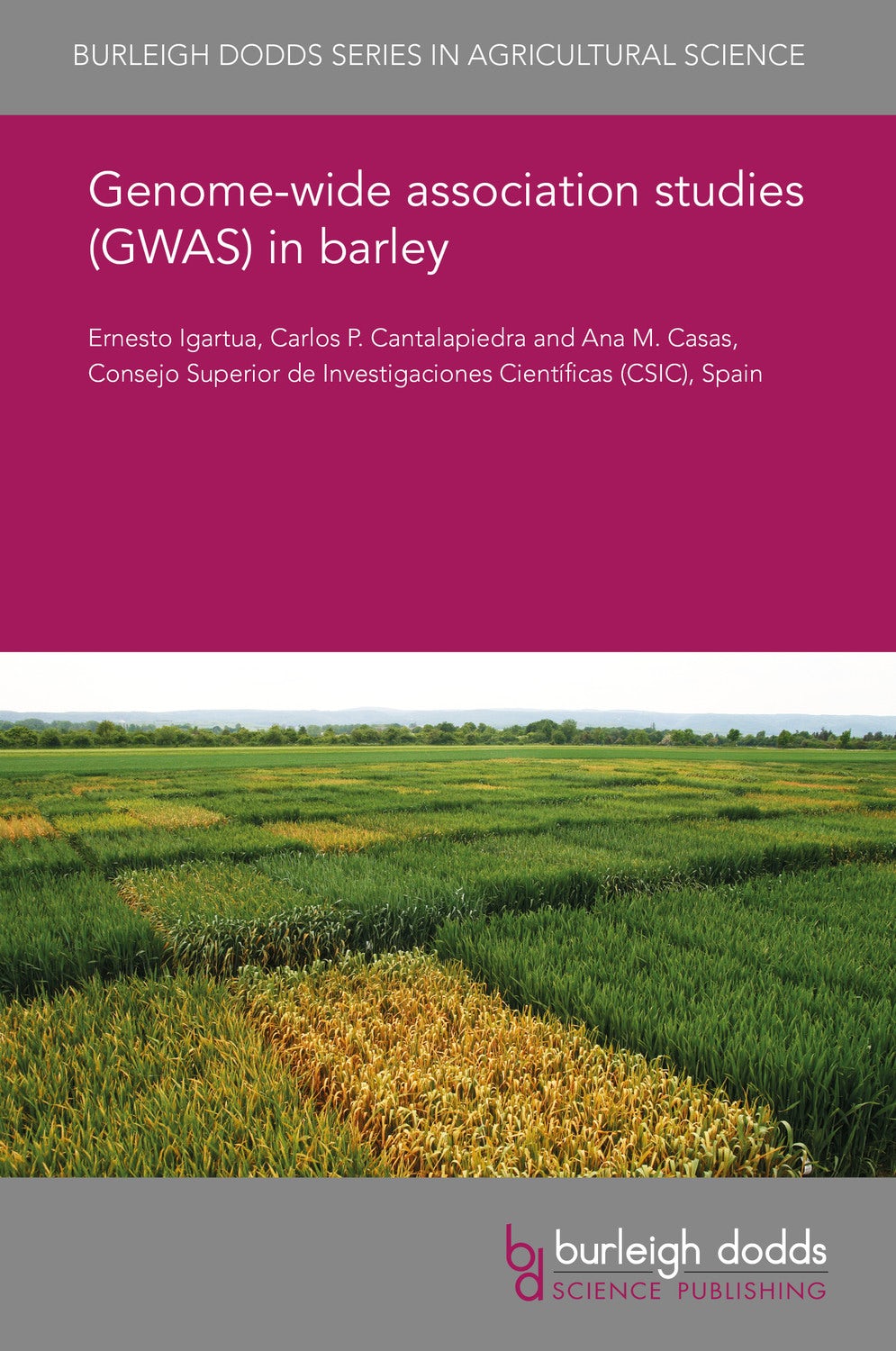 Book cover image for Genome-wide association studies (GWAS) in barley ISBN: 9781838798376