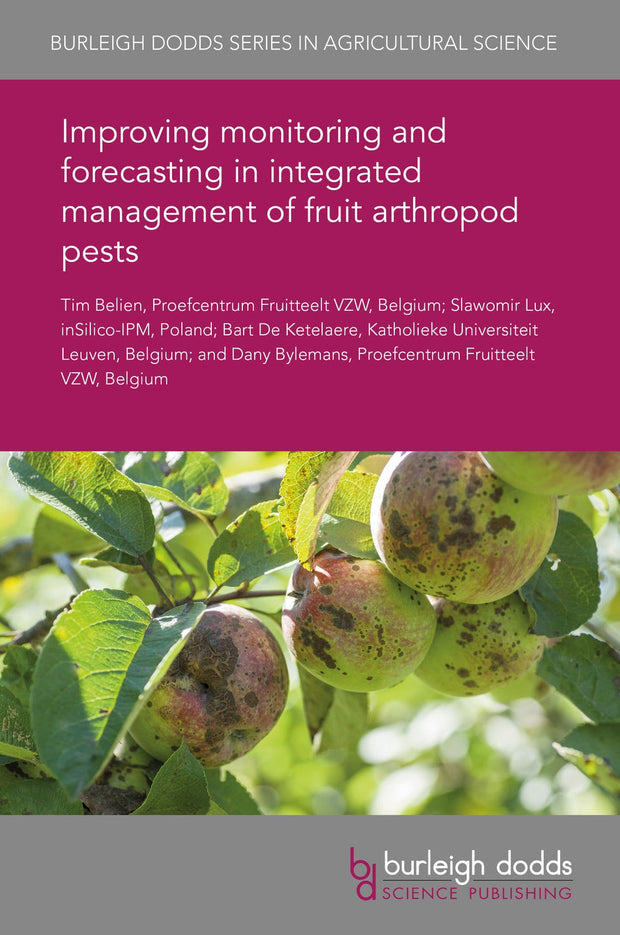 Cover image for Improving monitoring and forecasting in integrated management of fruit arthropod pests, isbn: 9781838799151