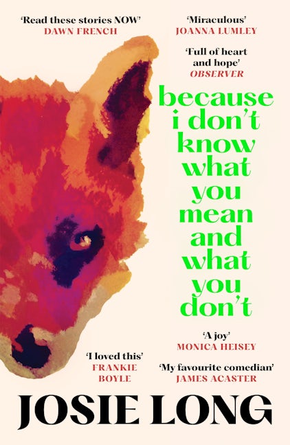 Book cover image for Because I Don't Know What You Mean and What You Don't ISBN: 9781838856090