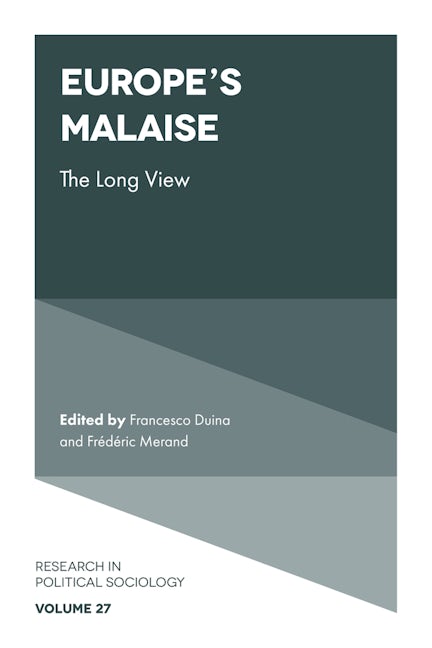 Book cover image for Europe's Malaise ISBN: 9781839090424