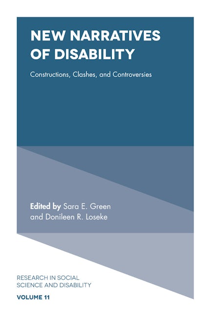 Book cover image for New Narratives of Disability ISBN: 9781839091445