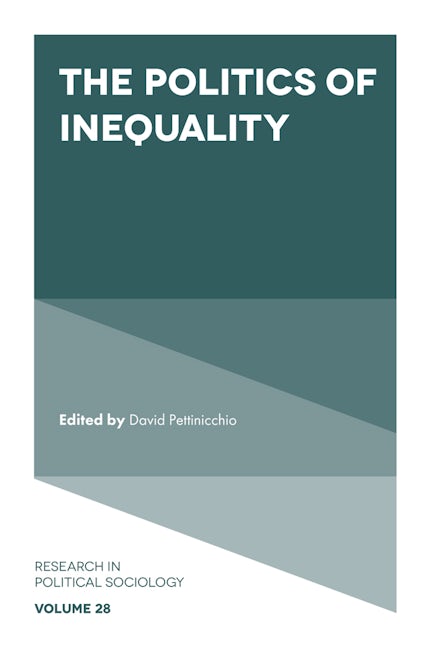 Book cover image for The Politics of Inequality ISBN: 9781839093630